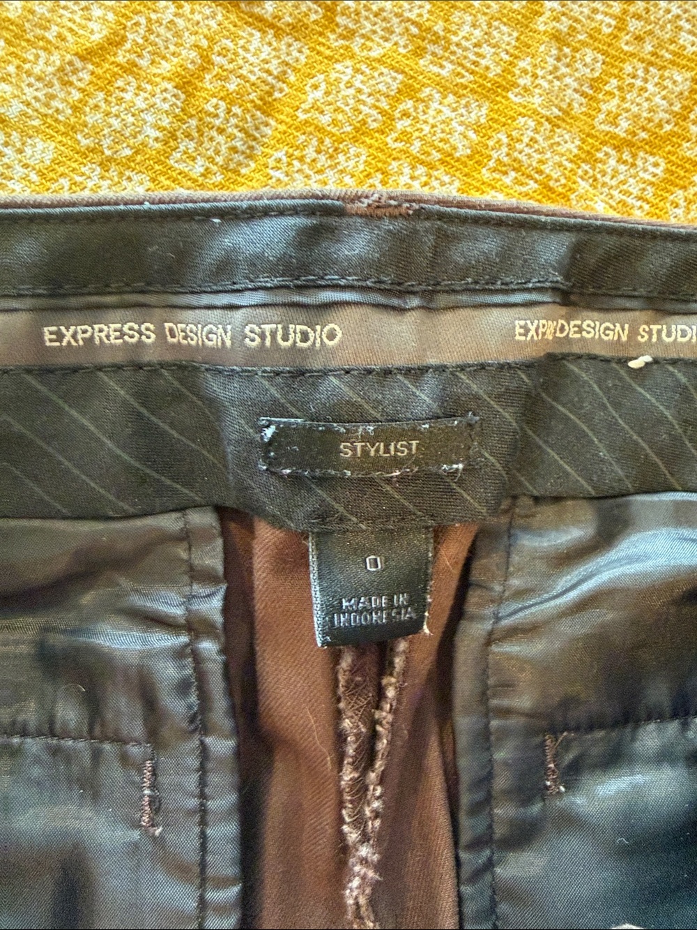 Express Women’s Dress Pants in Dark Brown “Stylist” - Picture 2 of 7